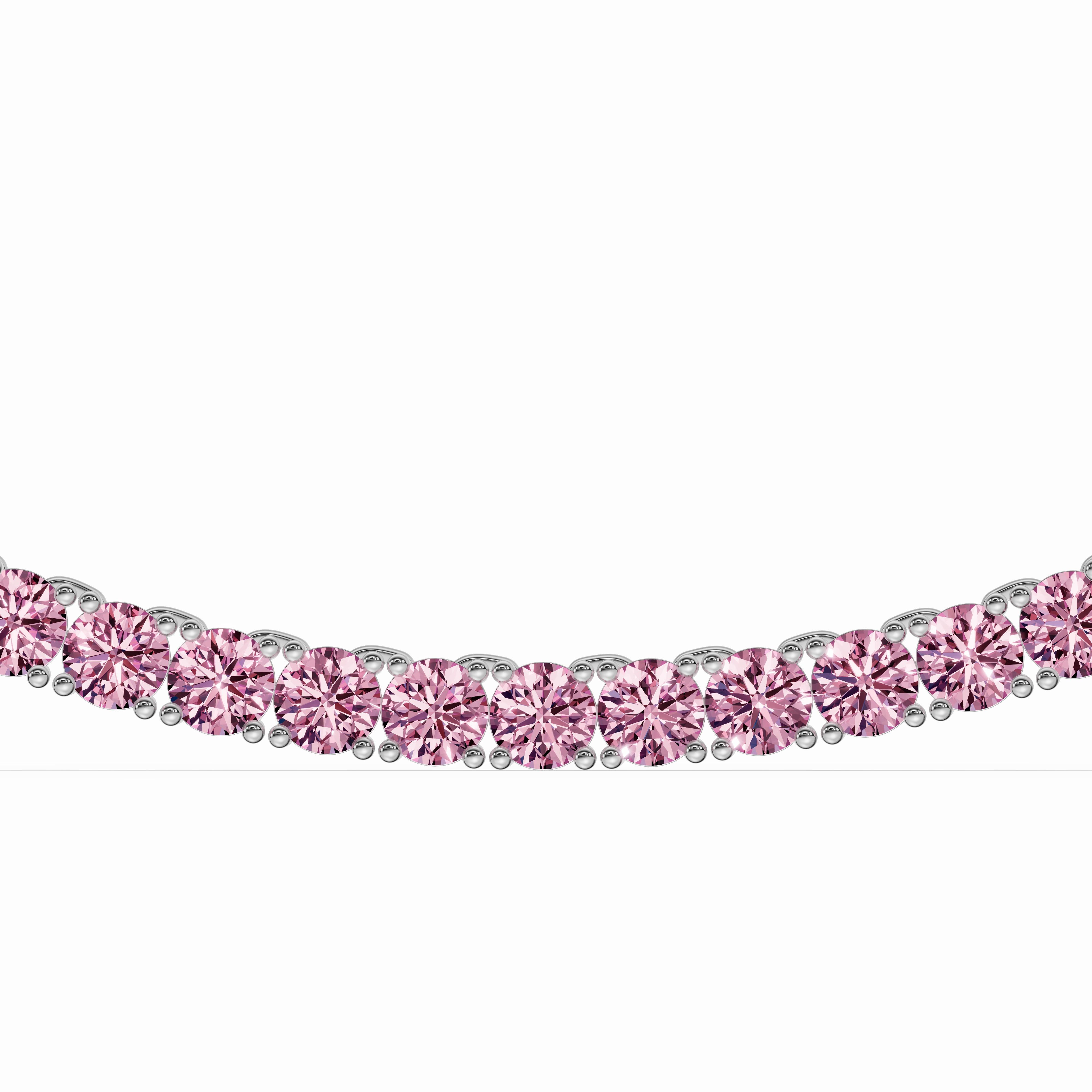 Rose Sapphire Necklace