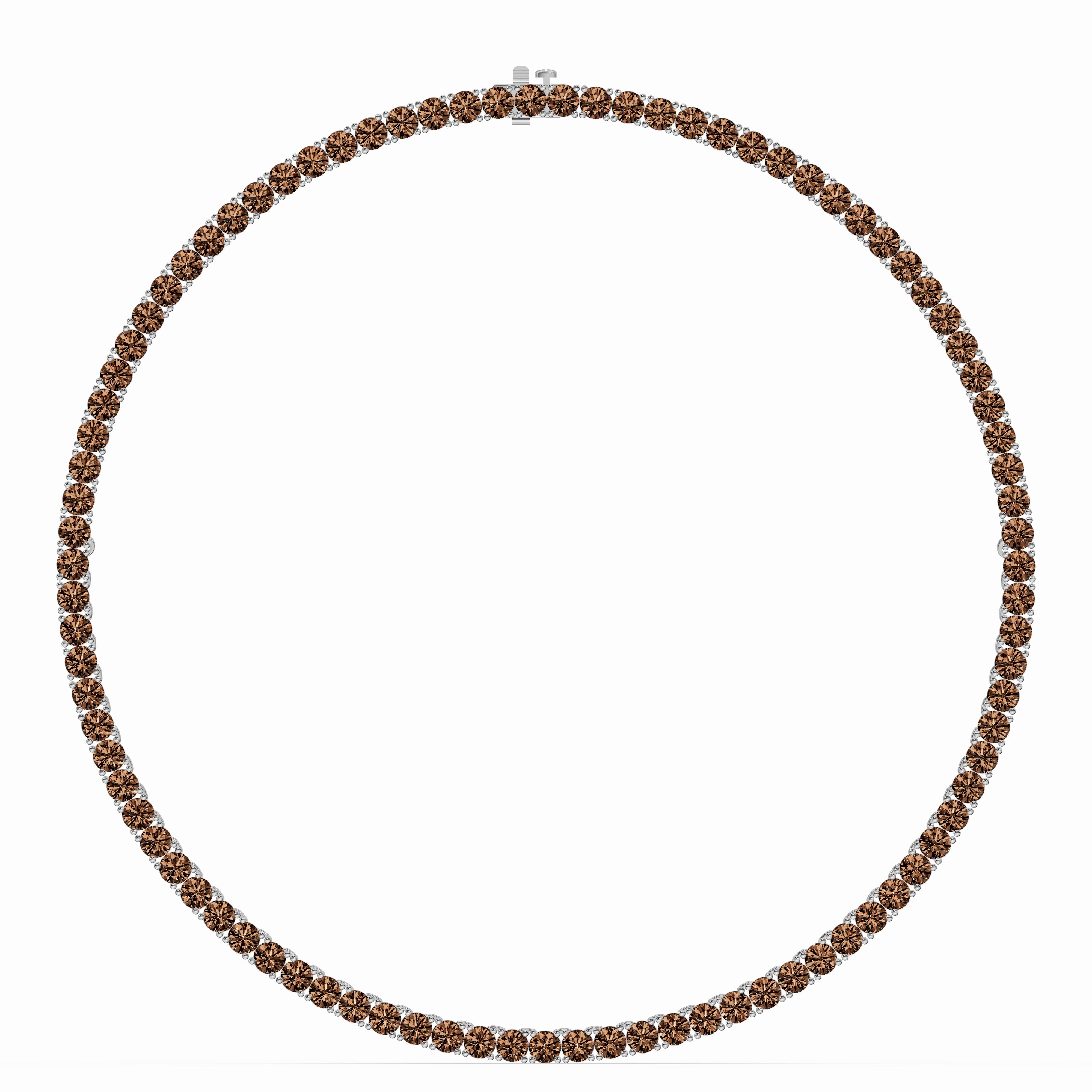 Champagne Quartz Necklace view 3