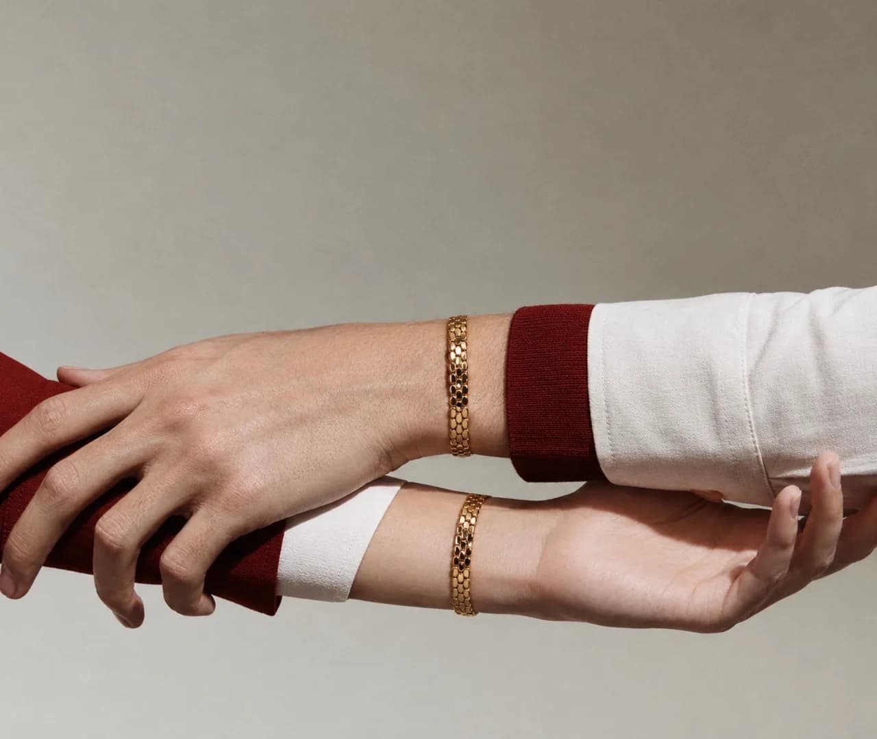 BALLOURA Collection — honeycomb bracelets
