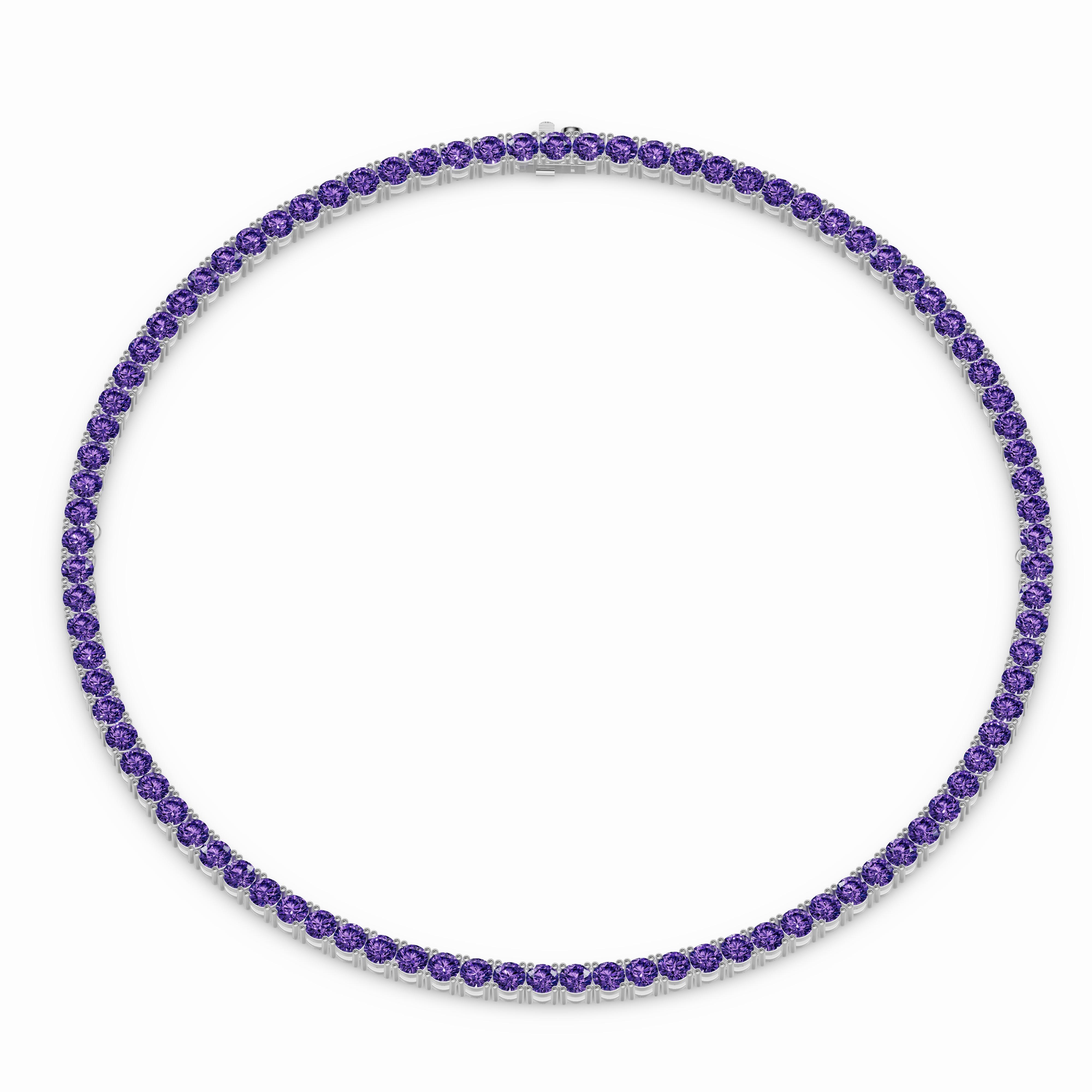 Violette Amethyst Necklace view 2