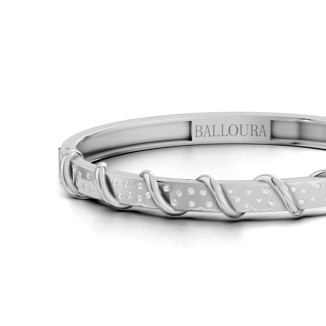Ruban Diamond Bangle view 3